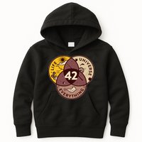 42 Answers To Life Universe Everything Hitchhikers Galaxy Guide Kids Hoodie