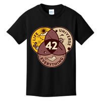 42 Answers To Life Universe Everything Hitchhikers Galaxy Guide Kids T-Shirt