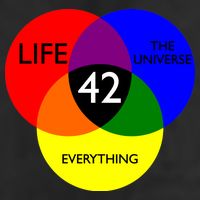42 The Answer To Life Universe And Everything 7 Panel Mesh Trucker Snapback Hat