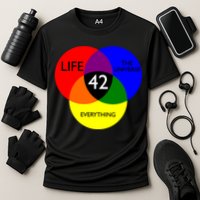 42 The Answer To Life Universe And Everything Performance Shirt