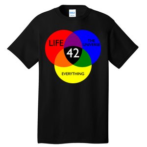 42 The Answer To Life Universe And Everything Tall T-Shirt