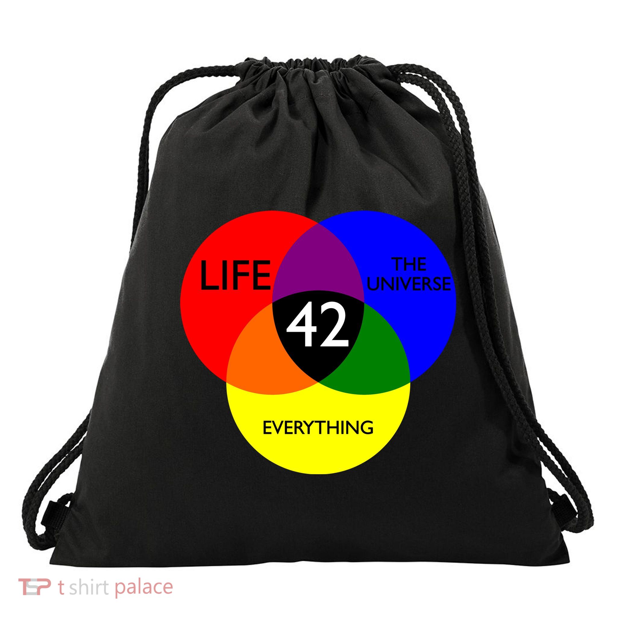 42 The Answer To Life Universe And Everything Drawstring Bag