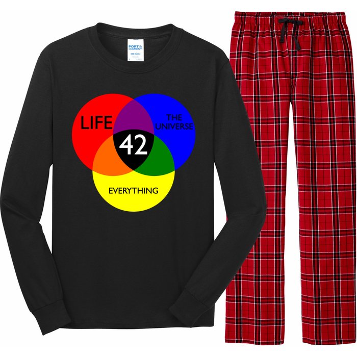 42 The Answer To Life Universe And Everything Long Sleeve Pajama Set