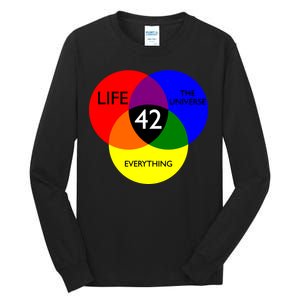 42 The Answer To Life Universe And Everything Tall Long Sleeve T-Shirt