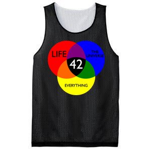 42 The Answer To Life Universe And Everything Mesh Reversible Basketball Jersey Tank