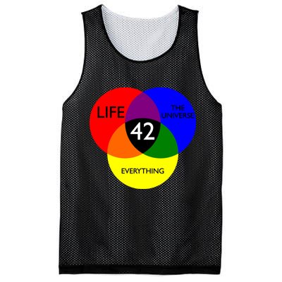 42 The Answer To Life Universe And Everything Mesh Reversible Basketball Jersey Tank
