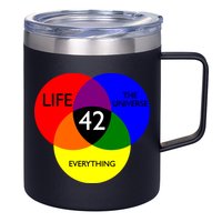 42 The Answer To Life Universe And Everything 12oz Stainless Steel Coffee Mug