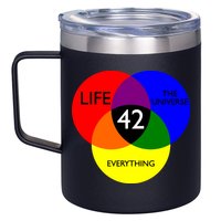 42 The Answer To Life Universe And Everything 12oz Stainless Steel Coffee Mug