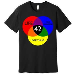 42 The Answer To Life Universe And Everything Premium T-Shirt