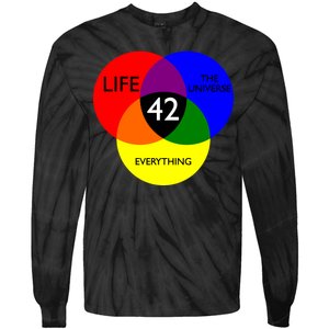 42 The Answer To Life Universe And Everything Tie-Dye Long Sleeve Shirt