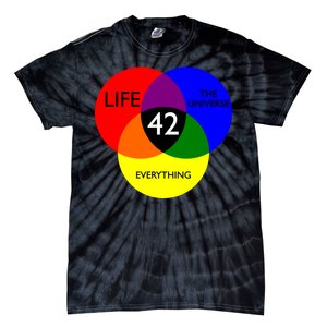 42 The Answer To Life Universe And Everything Tie-Dye T-Shirt