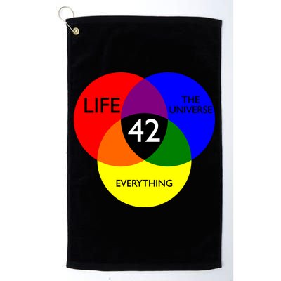 42 The Answer To Life Universe And Everything Golf Towel