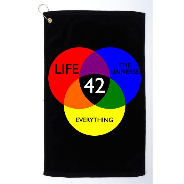 42 The Answer To Life Universe And Everything Golf Towel