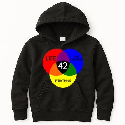 42 The Answer To Life Universe And Everything Kids Hoodie