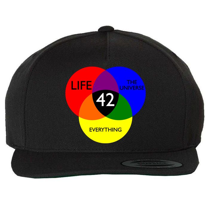 42 The Answer To Life Universe And Everything Wool Snapback Cap