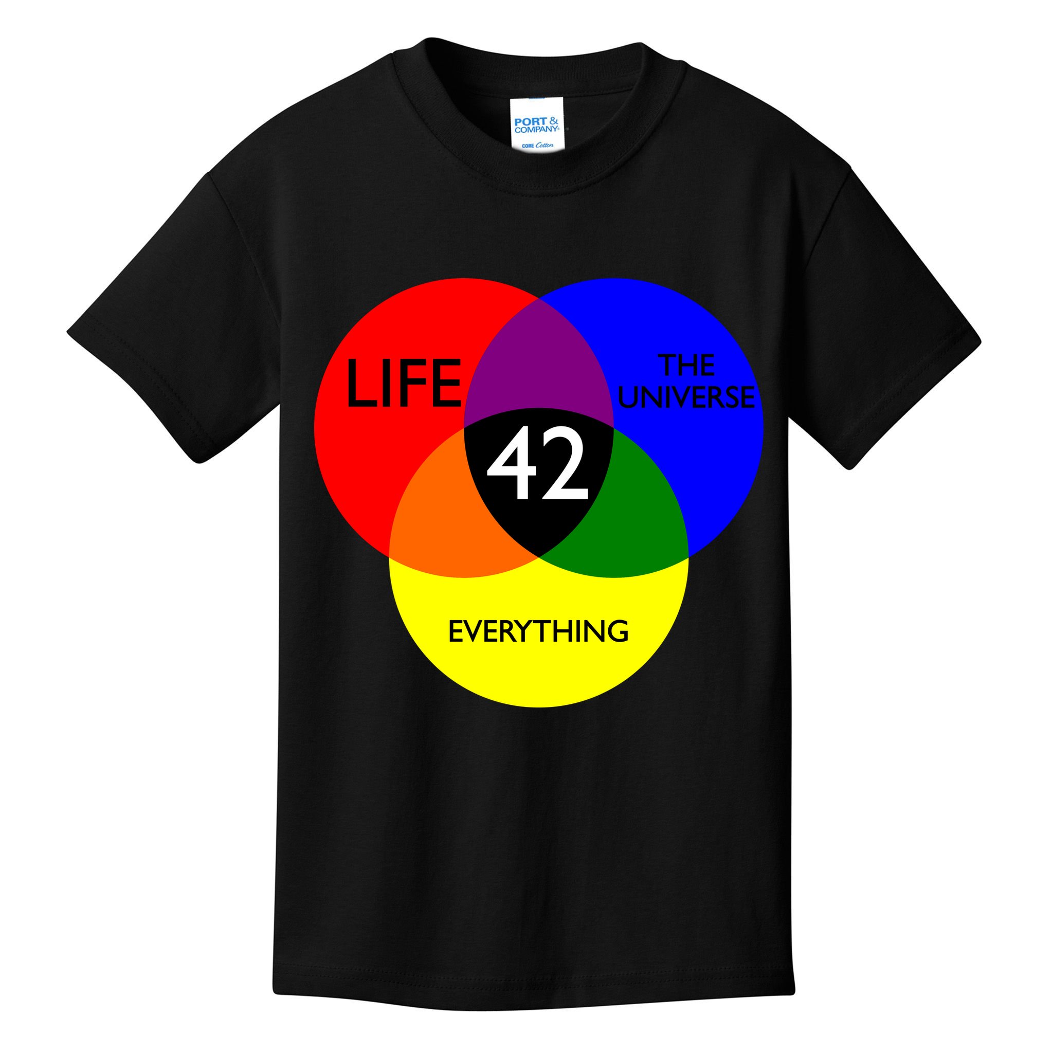 42 The Answer To Life Universe And Everything Kids T-Shirt