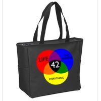 42 The Answer To Life Universe And Everything Zip Tote Bag