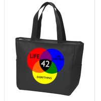 42 The Answer To Life Universe And Everything Zip Tote Bag