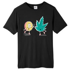 420 Bitcoin Tall Fusion ChromaSoft Performance T-Shirt