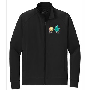 420 Bitcoin Stretch Full-Zip Cadet Jacket