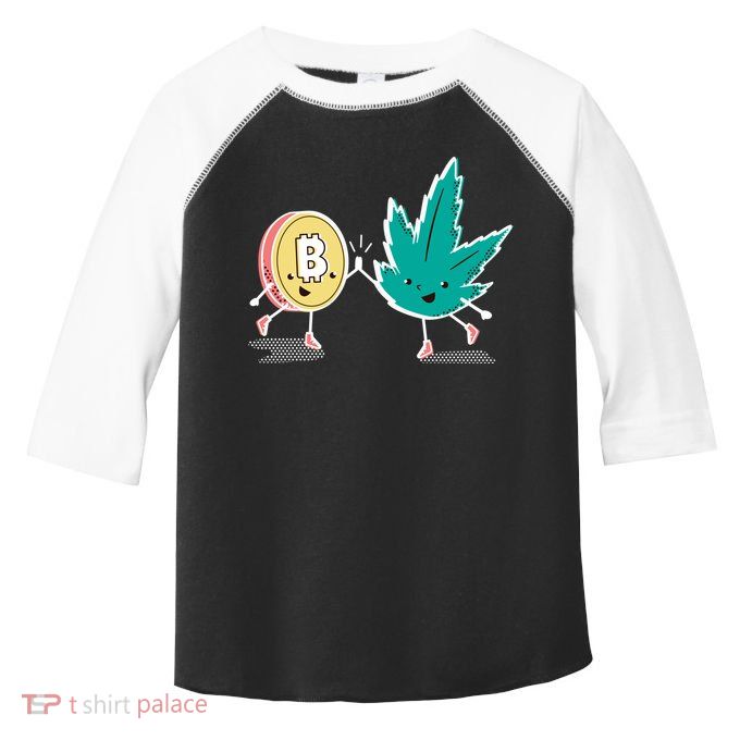 420 Bitcoin Toddler Fine Jersey T-Shirt