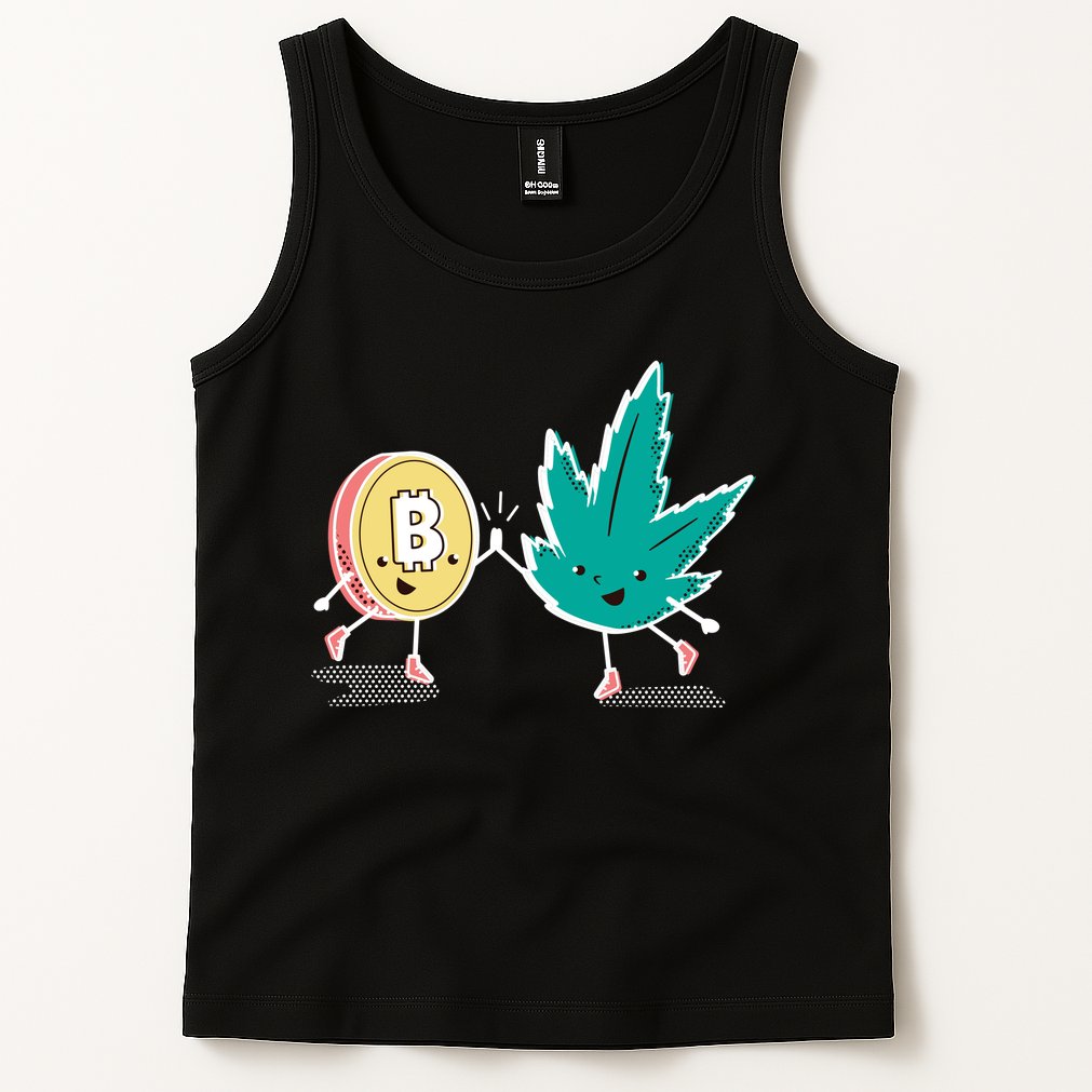 420 Bitcoin Tank Top