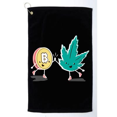 420 Bitcoin Golf Towel