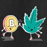 420 Bitcoin Golf Towel