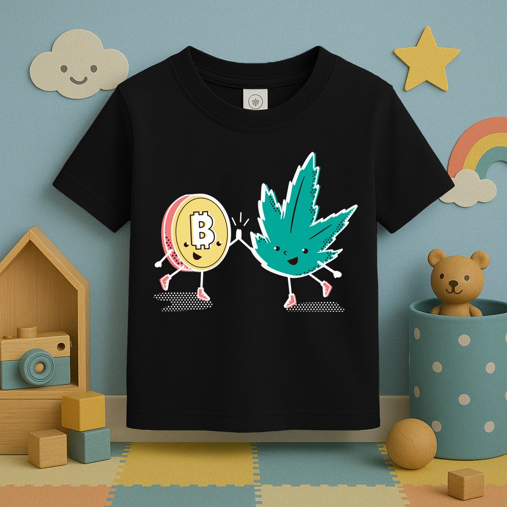 420 Bitcoin Toddler T-Shirt