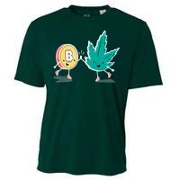 420 Bitcoin Cooling Performance Crew T-Shirt