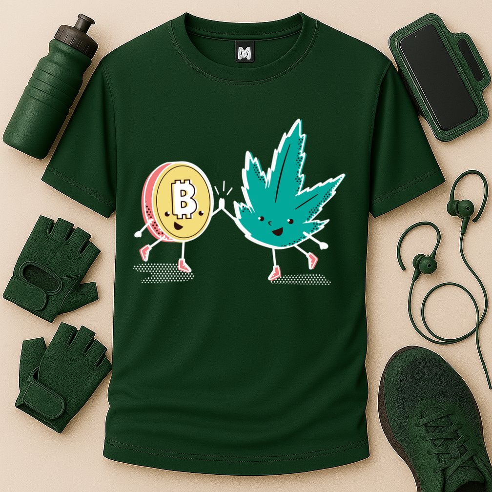 420 Bitcoin Performance Shirt