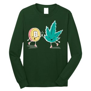 420 Bitcoin Long Sleeve Shirt