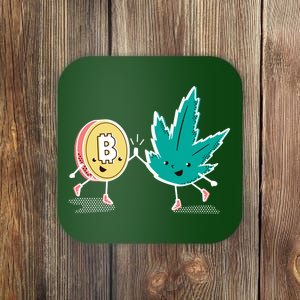 420 Bitcoin Coaster