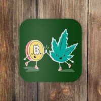 420 Bitcoin Coaster