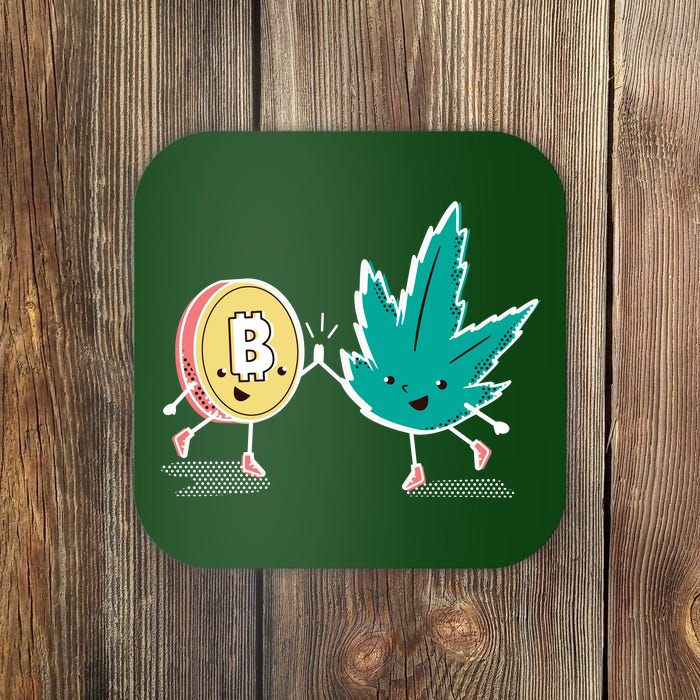 420 Bitcoin Coaster