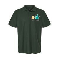 420 Bitcoin Softstyle Adult Sport Polo