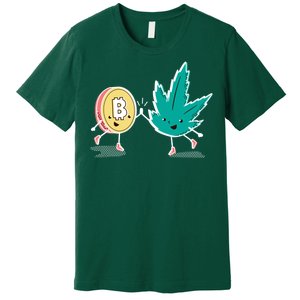 420 Bitcoin Premium T-Shirt