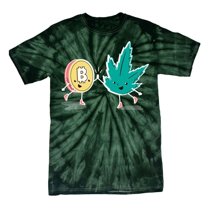 420 Bitcoin Tie-Dye T-Shirt