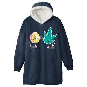 420 Bitcoin Hooded Wearable Blanket