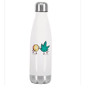 420 Bitcoin Stainless Steel Insulated Water Bottle