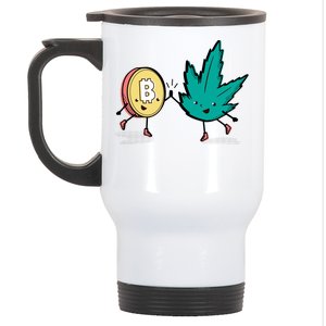 420 Bitcoin Stainless Steel Travel Mug