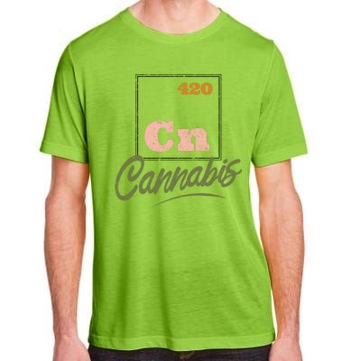 420 Cannabis Periodic Element Adult ChromaSoft Performance T-Shirt