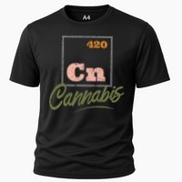 420 Cannabis Periodic Element Cooling Performance Crew T-Shirt