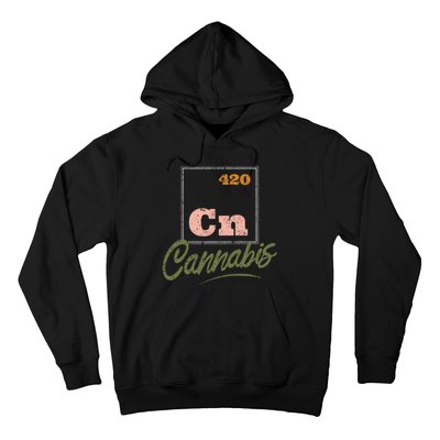 420 Cannabis Periodic Element Hoodie