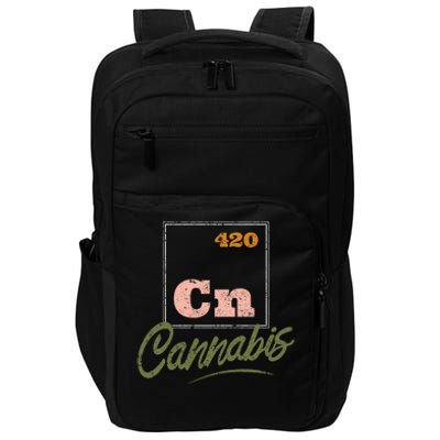 420 Cannabis Periodic Element Impact Tech Backpack