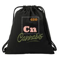 420 Cannabis Periodic Element Drawstring Bag