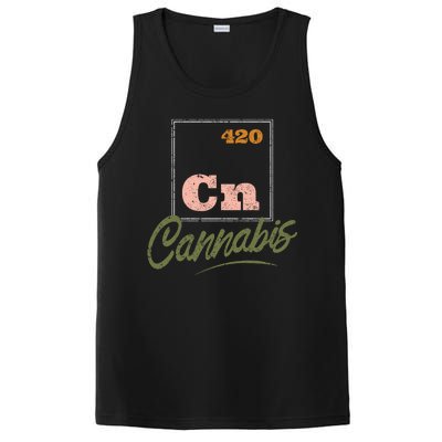 420 Cannabis Periodic Element PosiCharge Competitor Tank