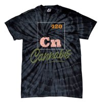 420 Cannabis Periodic Element Tie-Dye T-Shirt