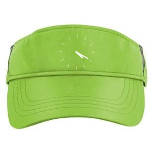 420 Funny Time Clock Adult Drive Performance Visor