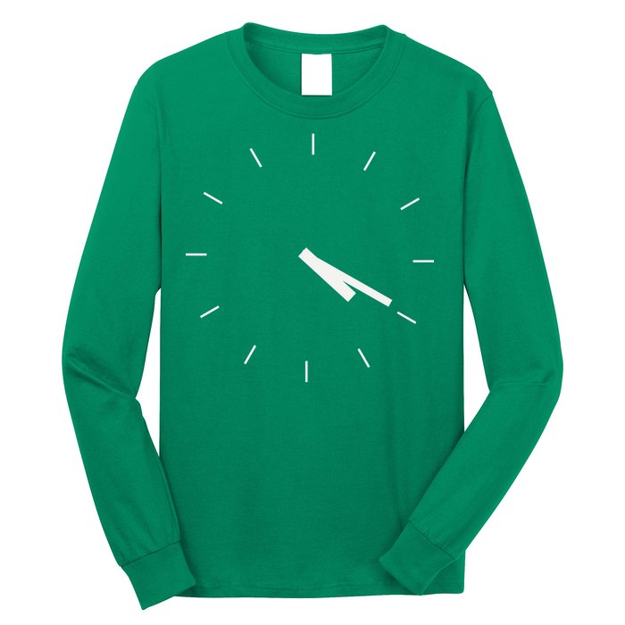 420 Funny Time Clock Long Sleeve Shirt